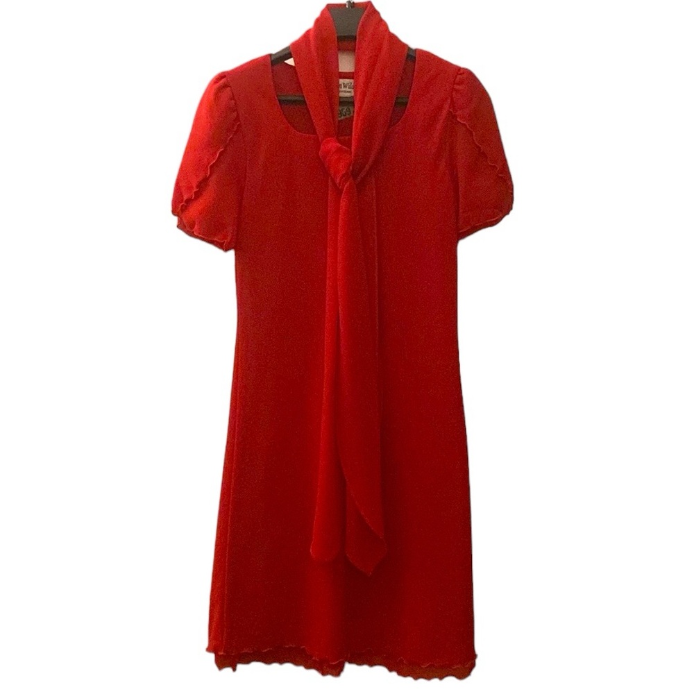 Pretty Little red dress with sash